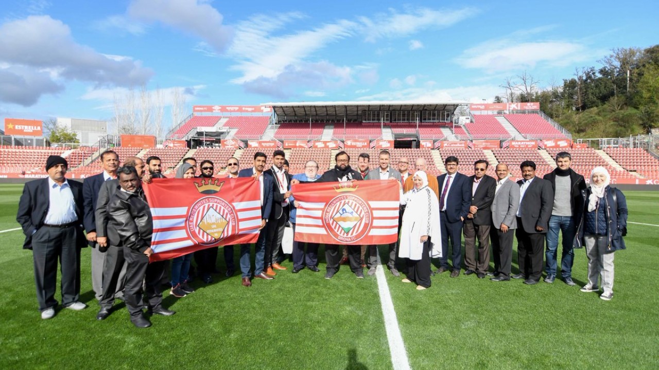 The India and UAE ESPA subsidiaries create the first international supporters club of Girona FC
